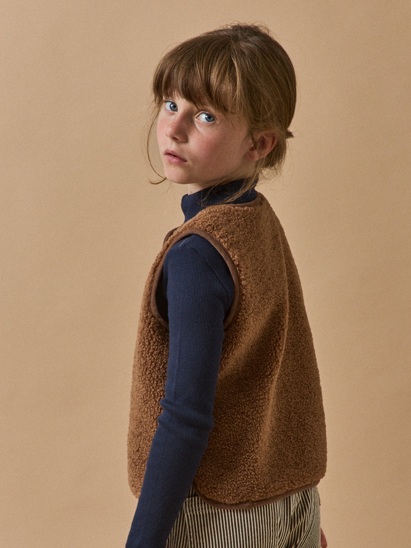 Mädchenweste aus Sherpa