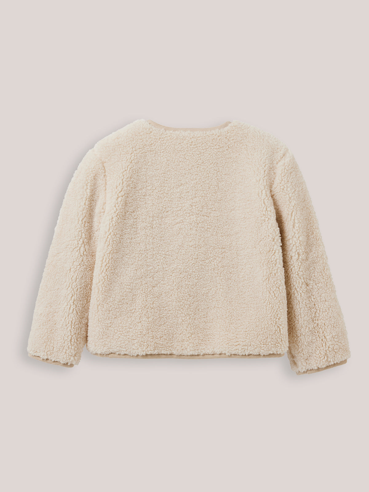 Veste en sherpa Fille