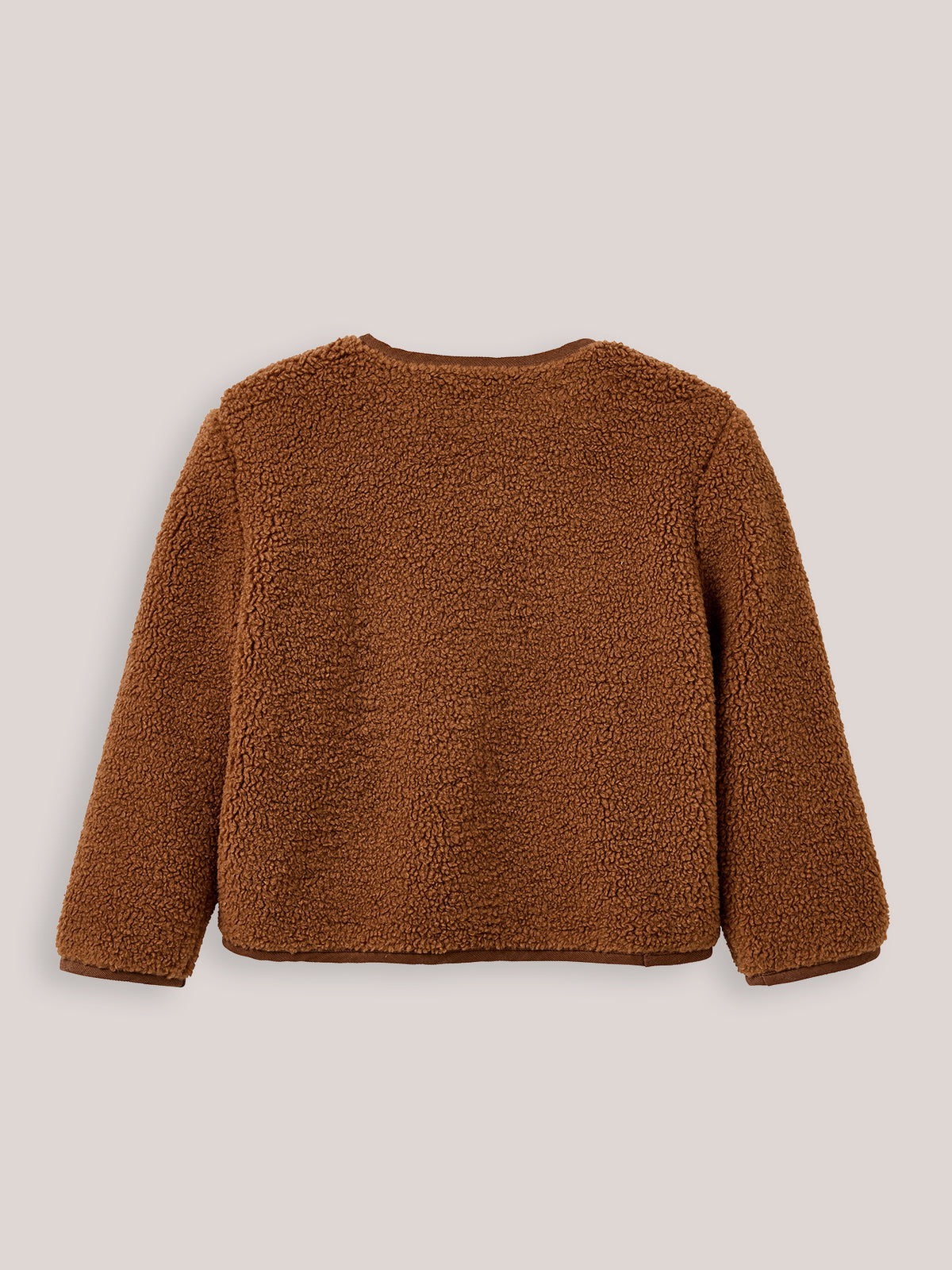 Veste en sherpa Fille