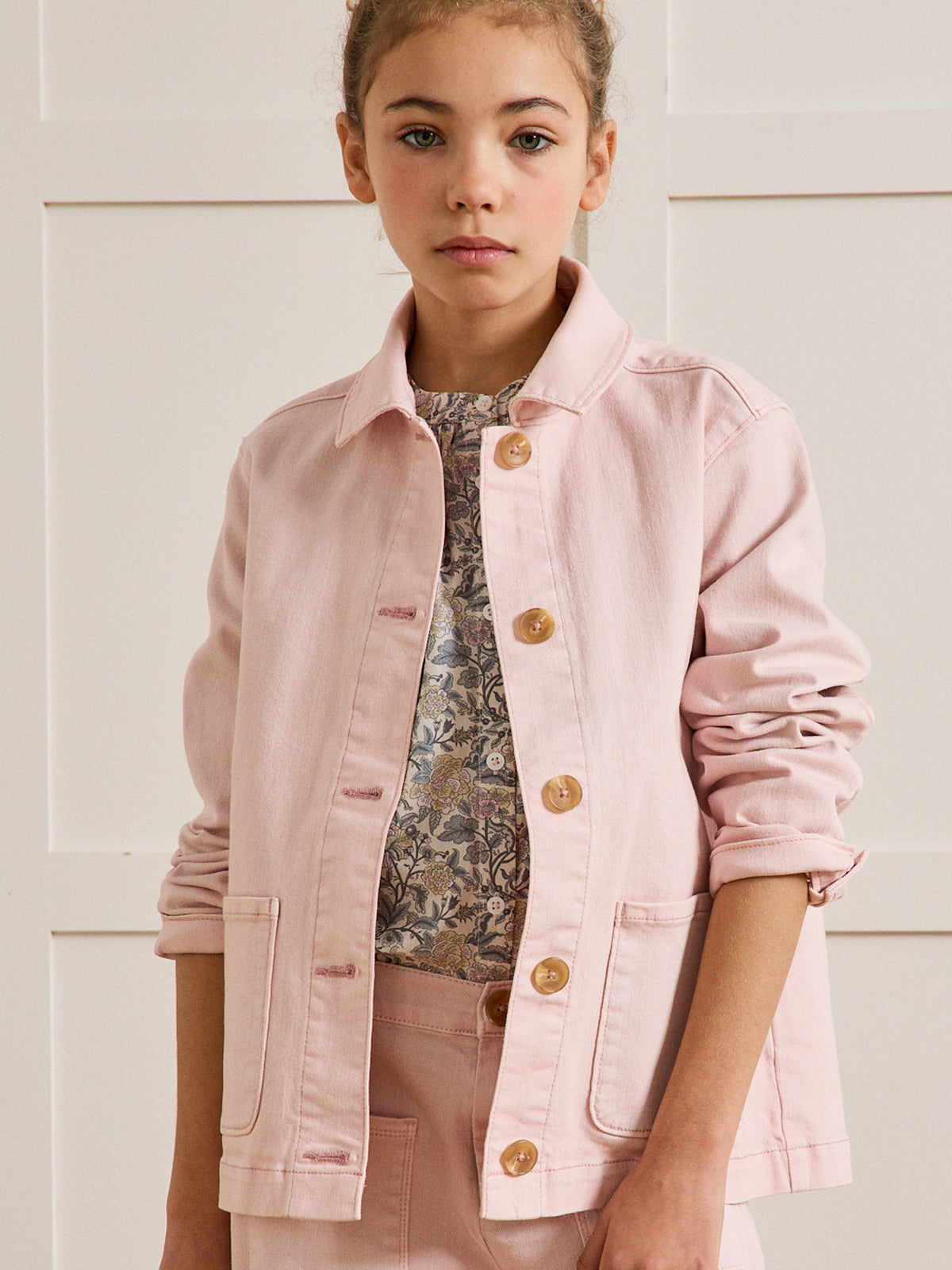Veste worker Fille en denim