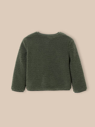 Veste en sherpa Fille