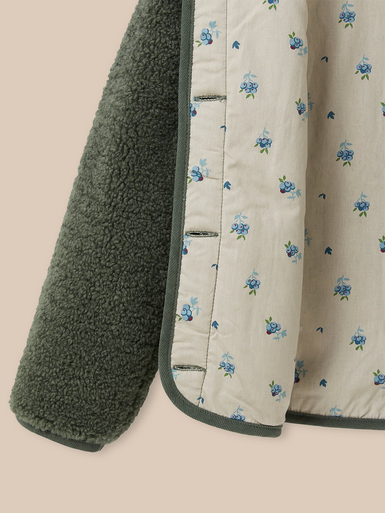 Mädchenjacke aus Sherpa