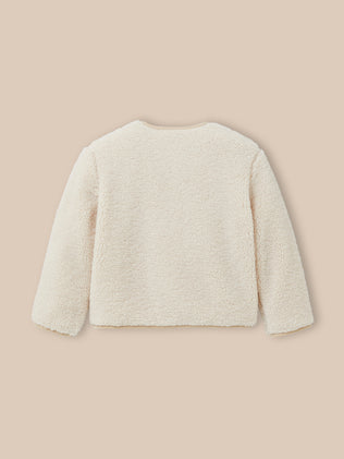 Veste en sherpa Fille