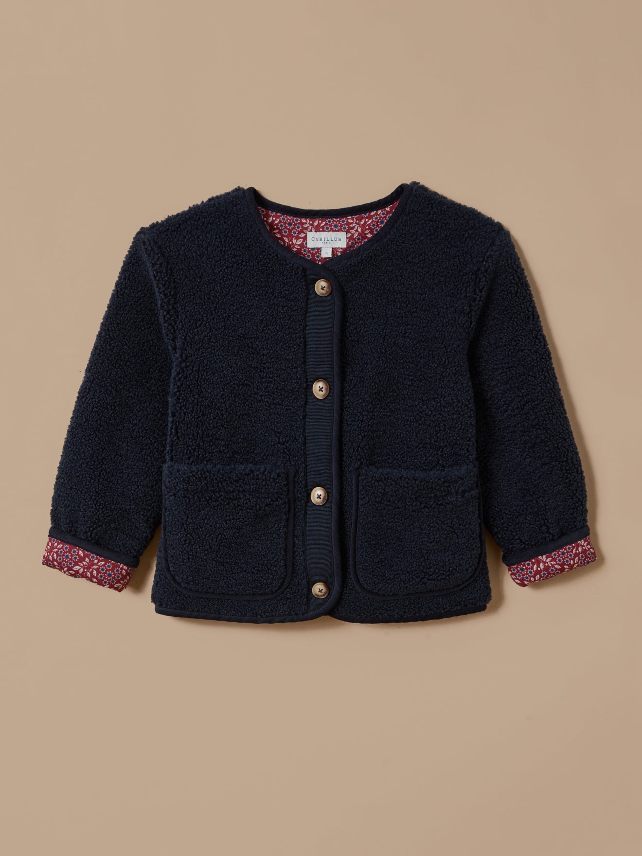Mädchenjacke aus Sherpa