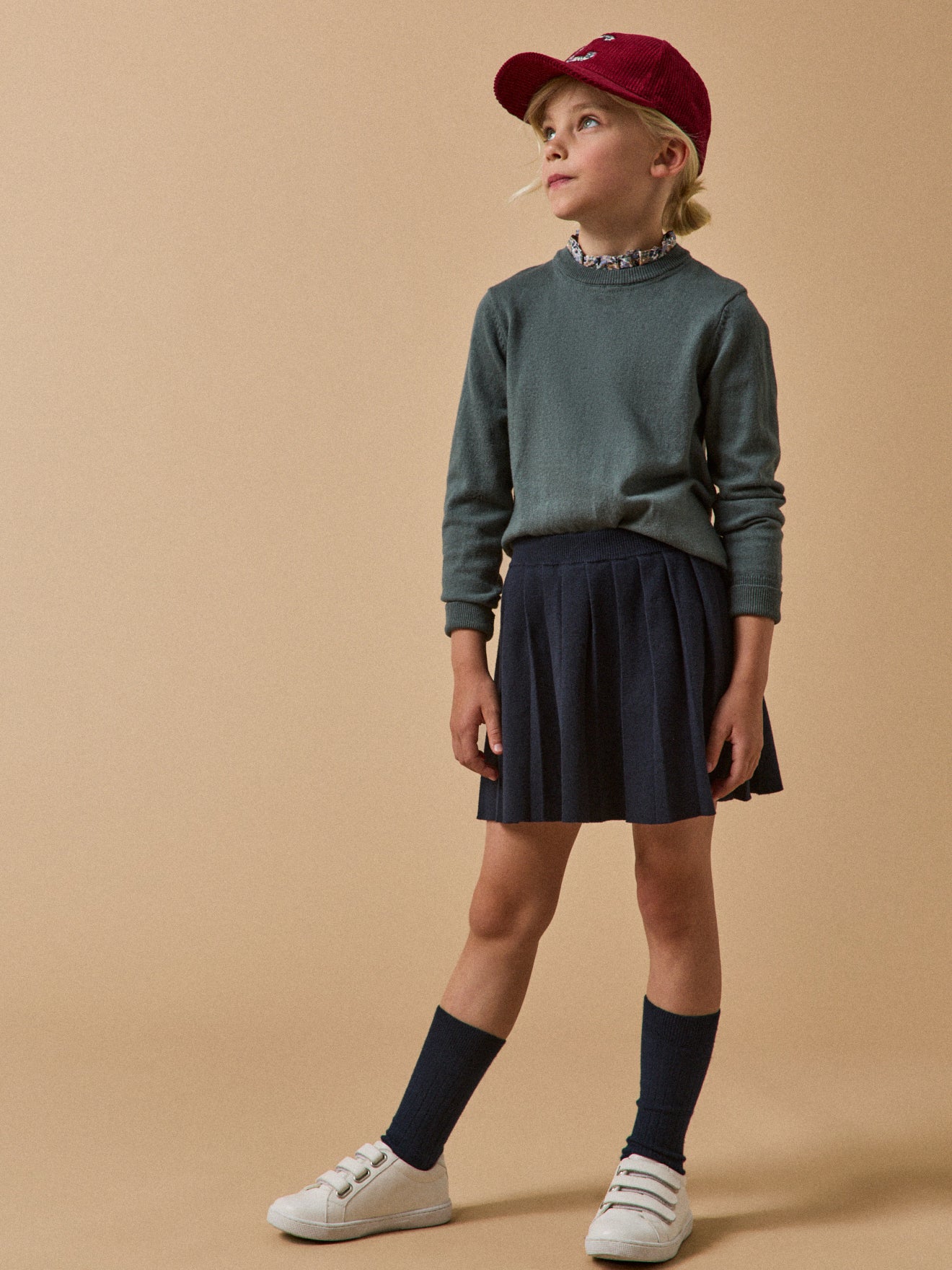 Jupe plissée en tricot - Collection Junior