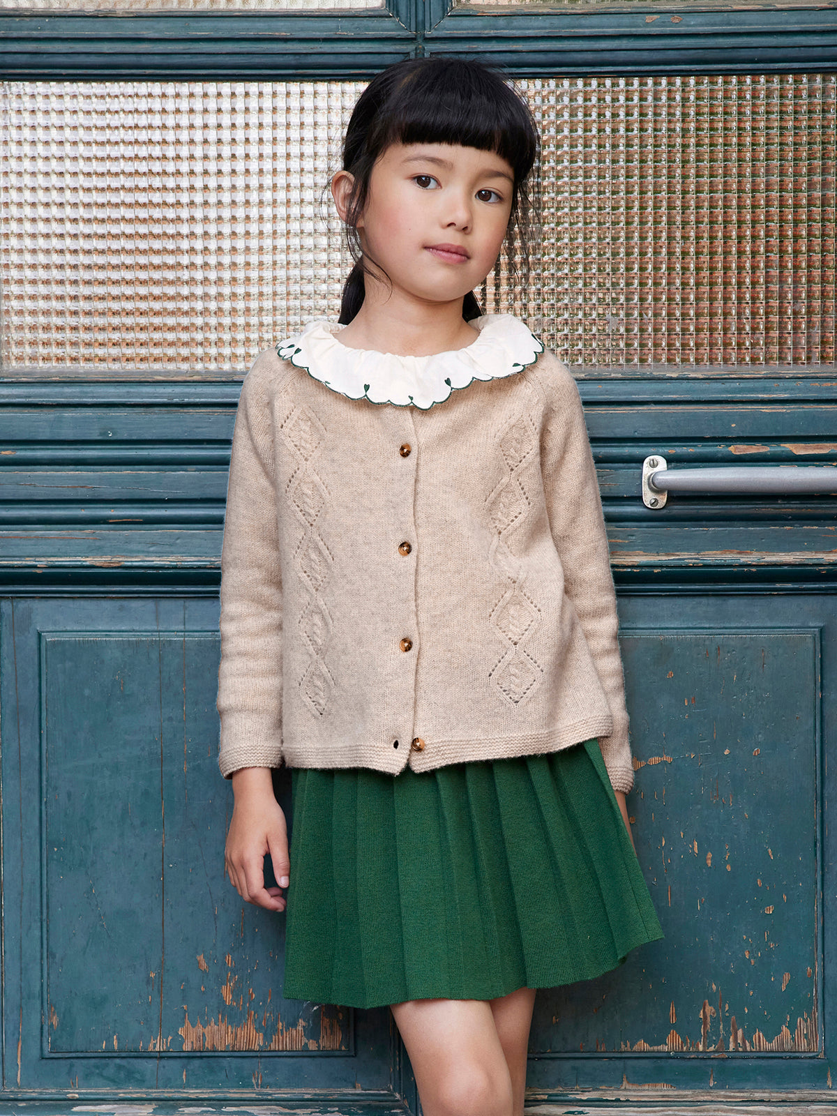 Jupe plissée en tricot - Collection Junior