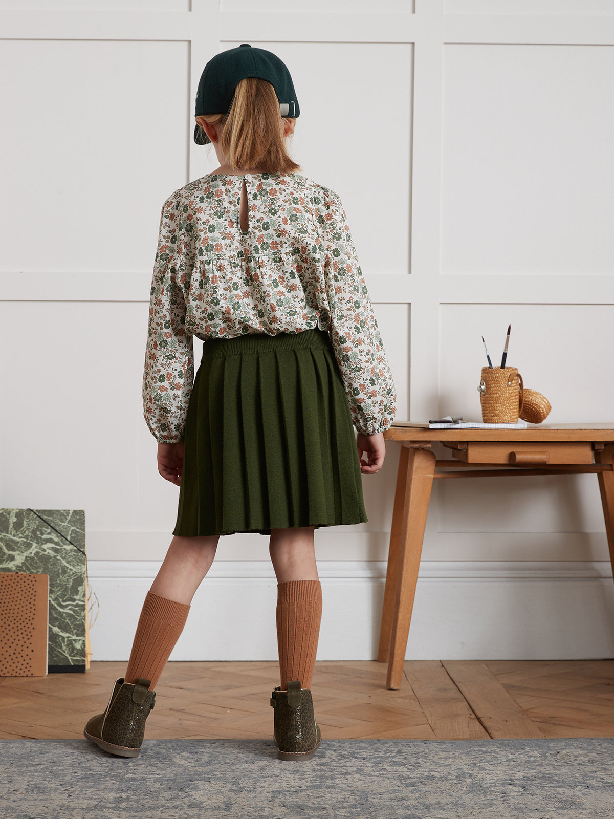 Jupe plissée en tricot - Collection Junior
