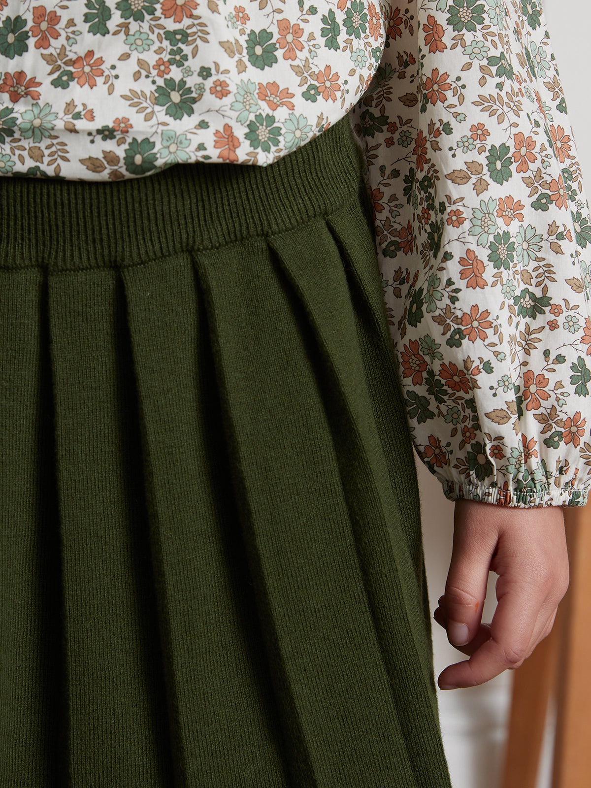 Jupe plissée en tricot - Collection Junior