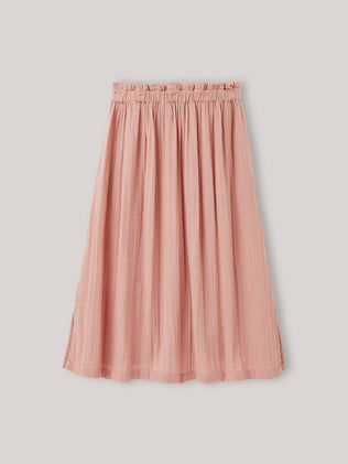 Jupe longue Fille en gaze de coton biologique