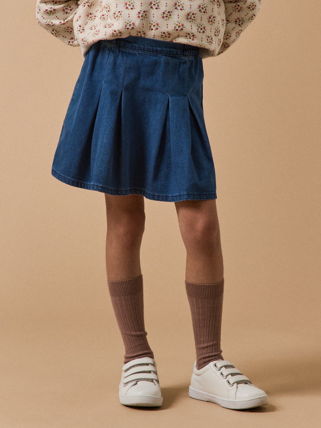 Mädchenrock aus Denim