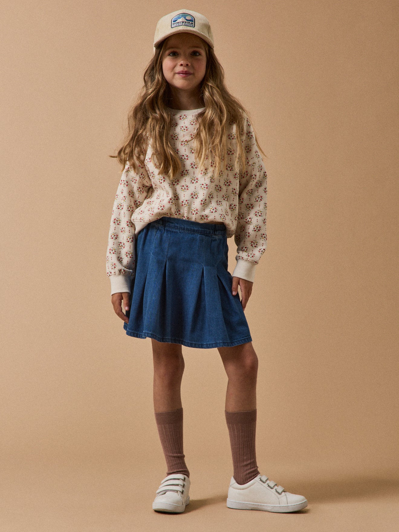 Mädchenrock aus Denim