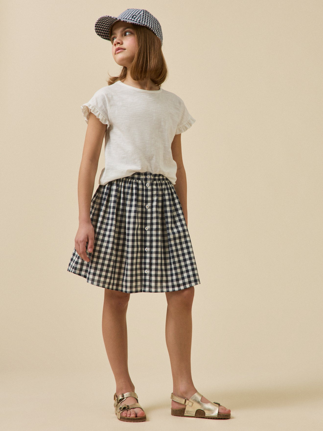 Jupe vichy Fille