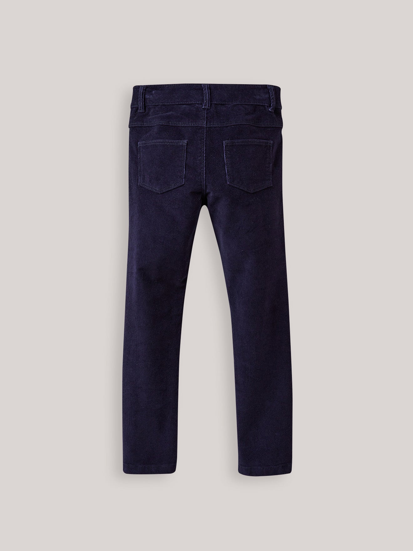 Mädchen Slim Fit Hose aus Velours