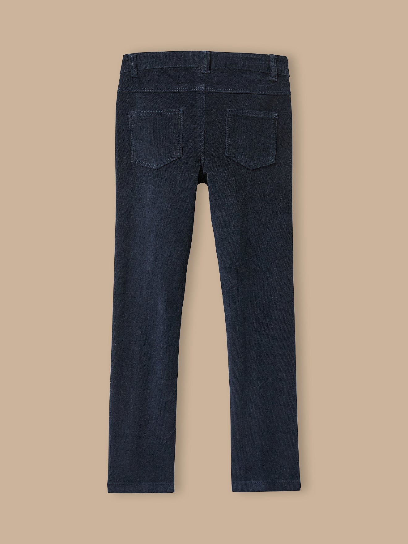 Mädchen Slim Fit Hose aus Velours