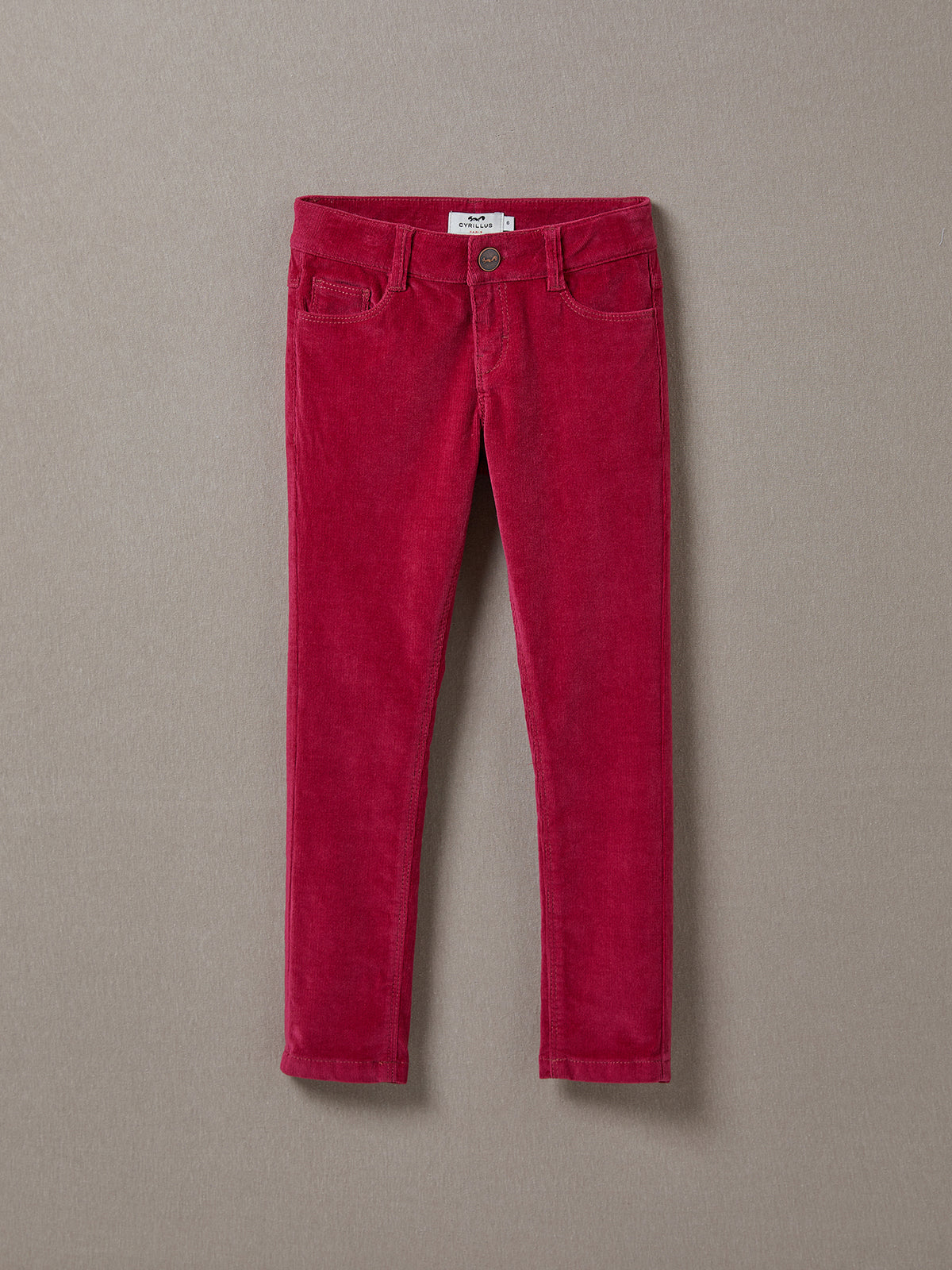 Slim en velours Fille