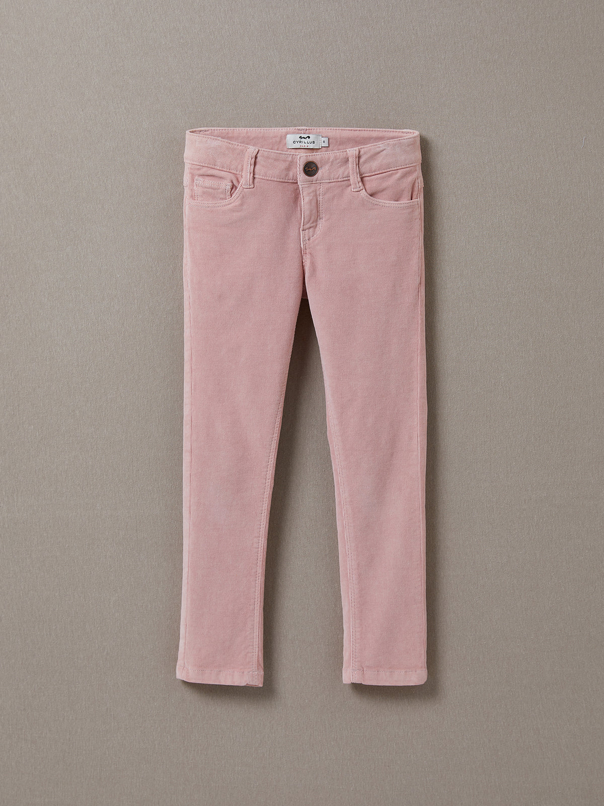 Slim en velours Fille