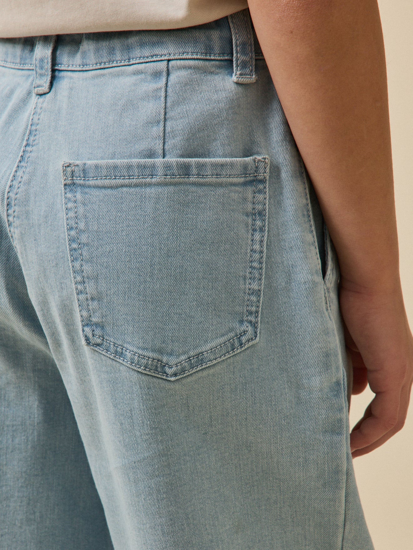 Pantalon large en denim - Collection Junior