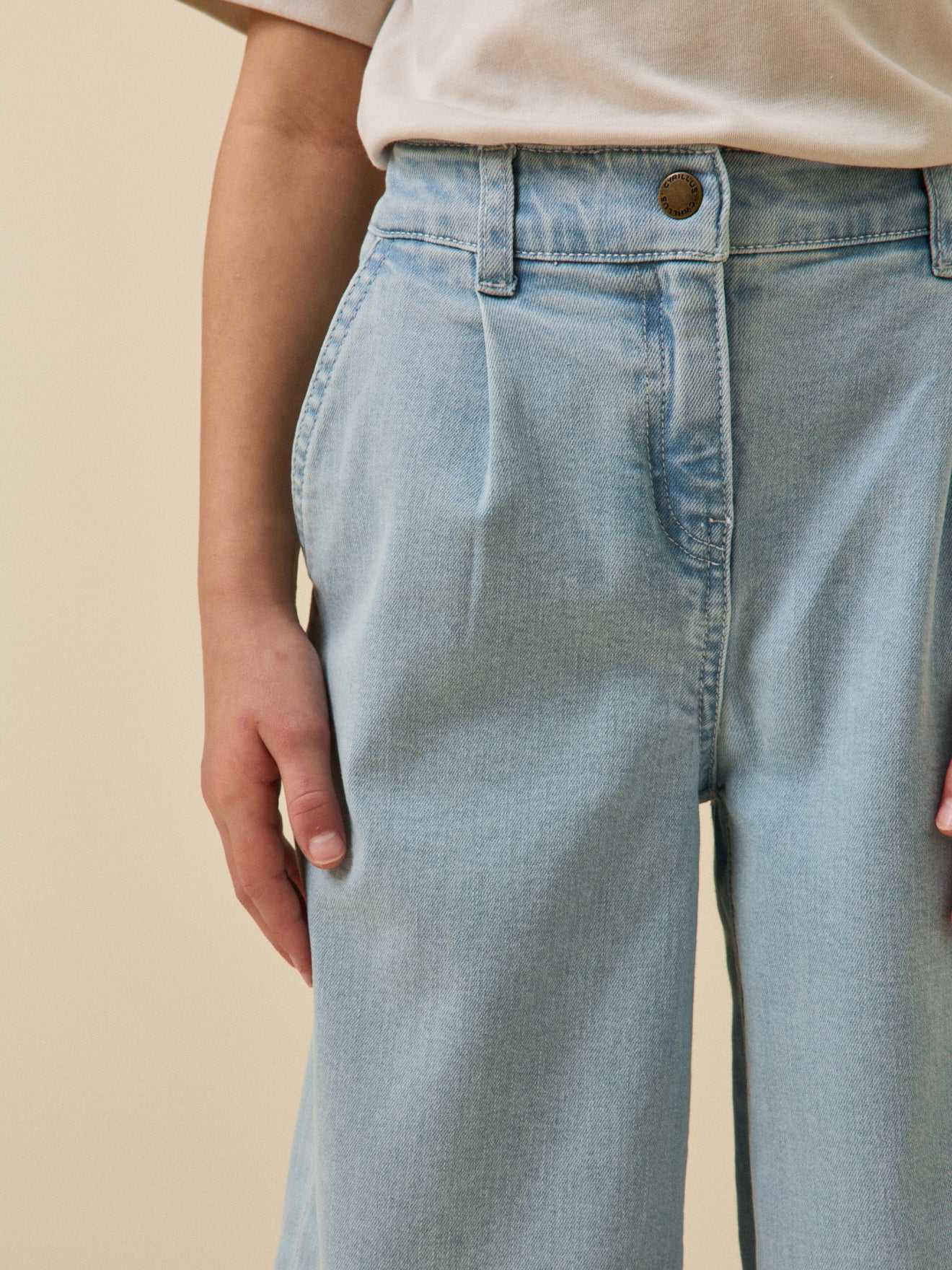 Pantalon large en denim - Collection Junior