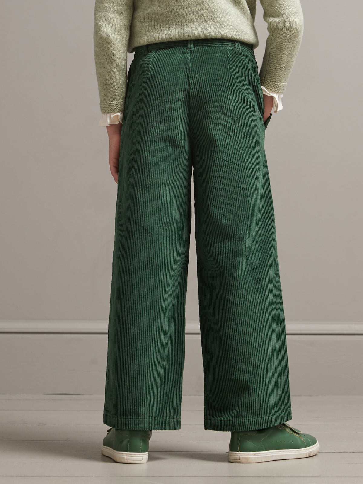 Pantalon large en velours Fille