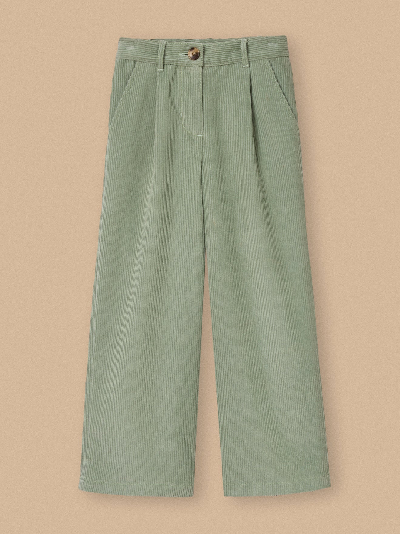 Mädchen-Schlaghose aus Velours