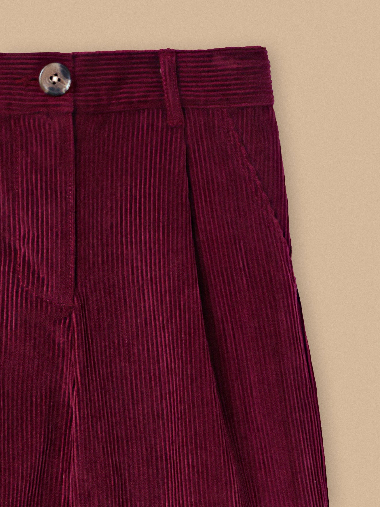 Pantalon flare en velours Fille
