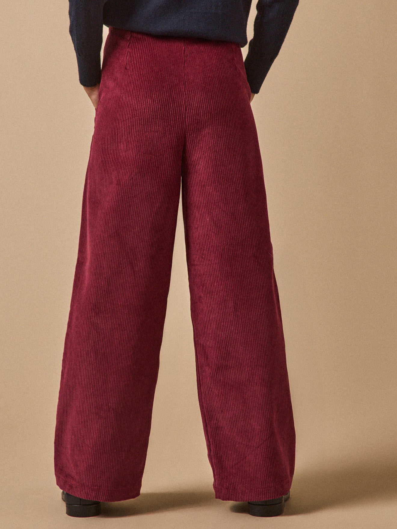 Pantalon flare en velours Fille