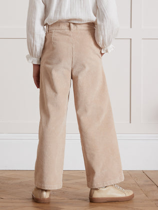 Pantalon flare en velours Fille