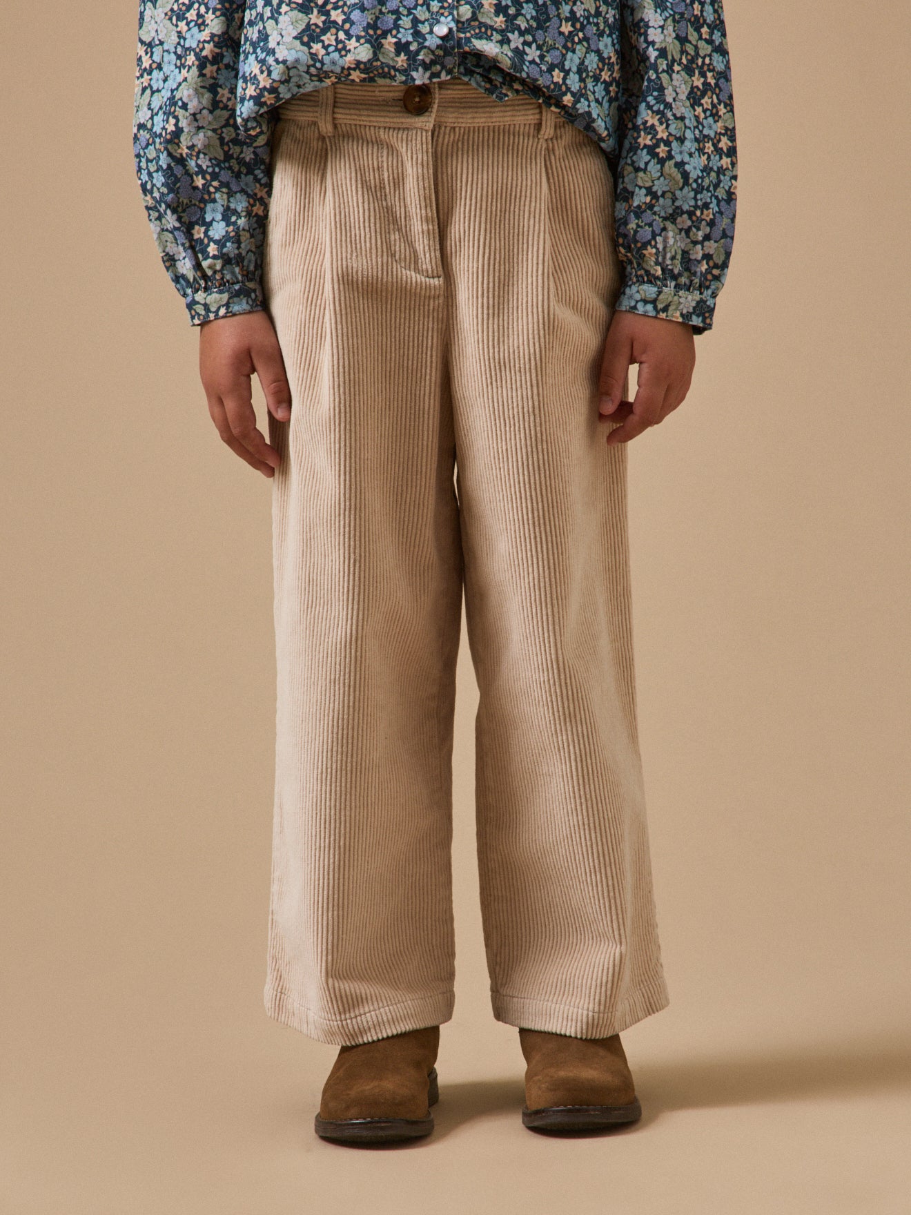 Pantalon flare en velours Fille