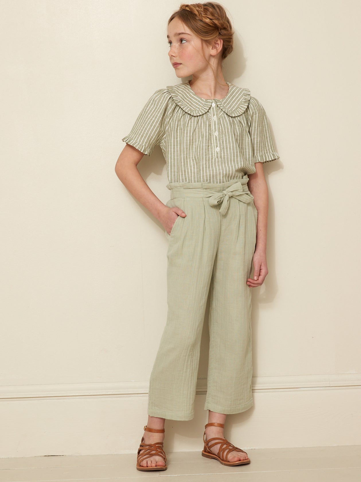 Pantalon en gaze Fille - Collection Junior