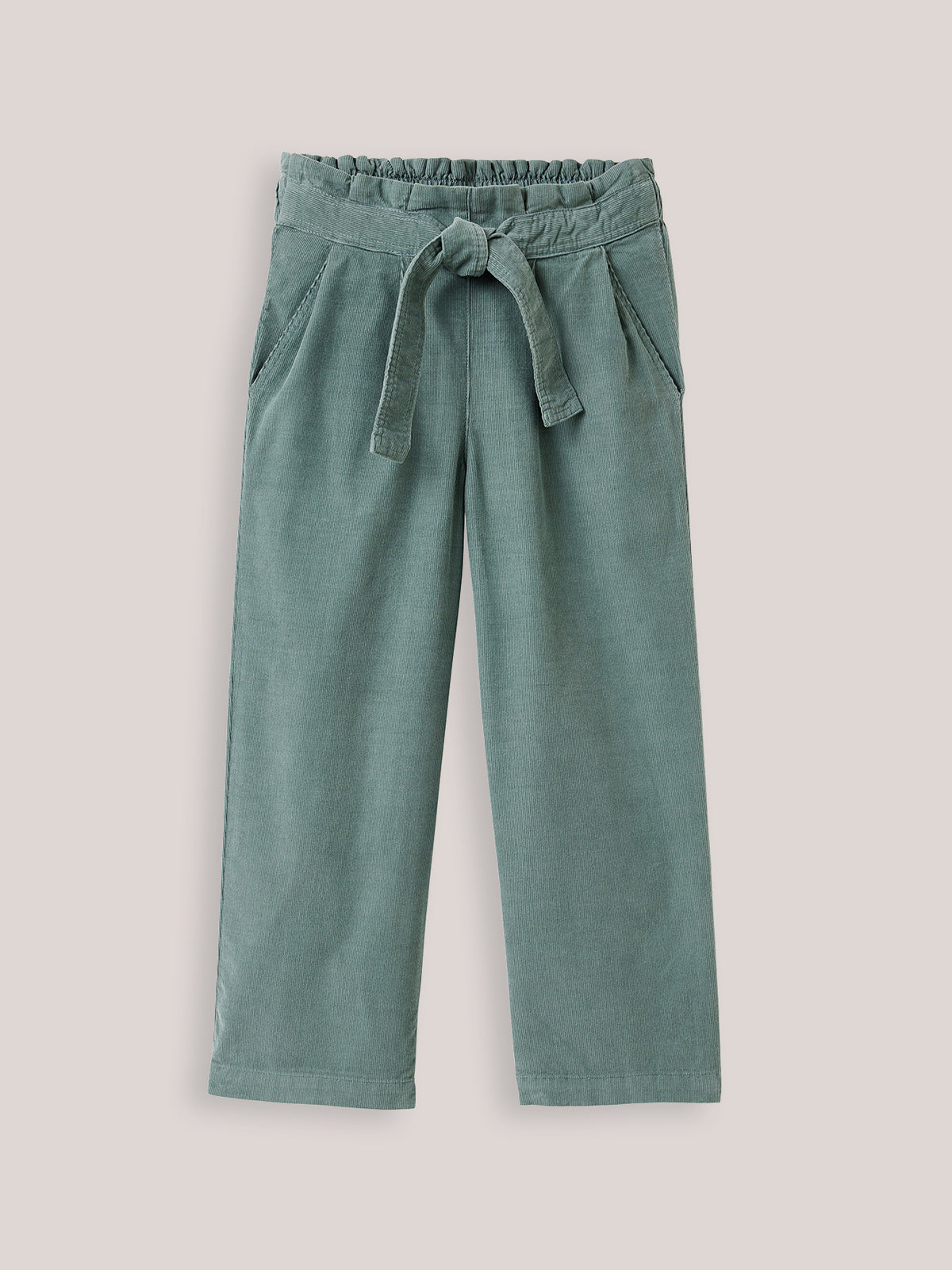 Pantalon large Fille en velours