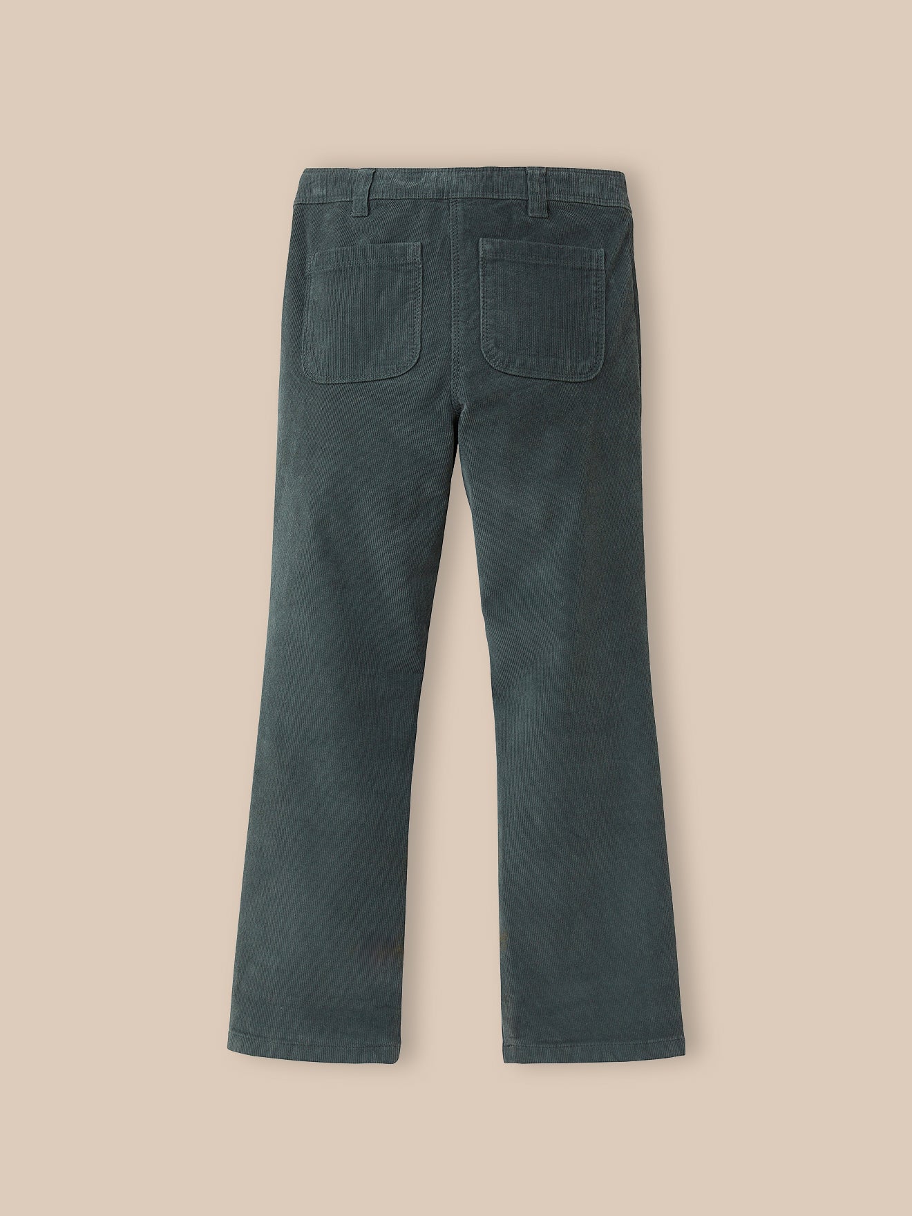 Mädchen-Schlaghose aus Velours