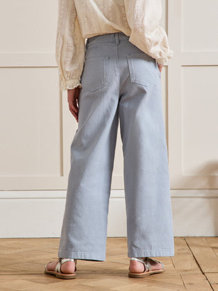 Mädchen-Jeans, weiter Schnitt, verschiedene Farben
