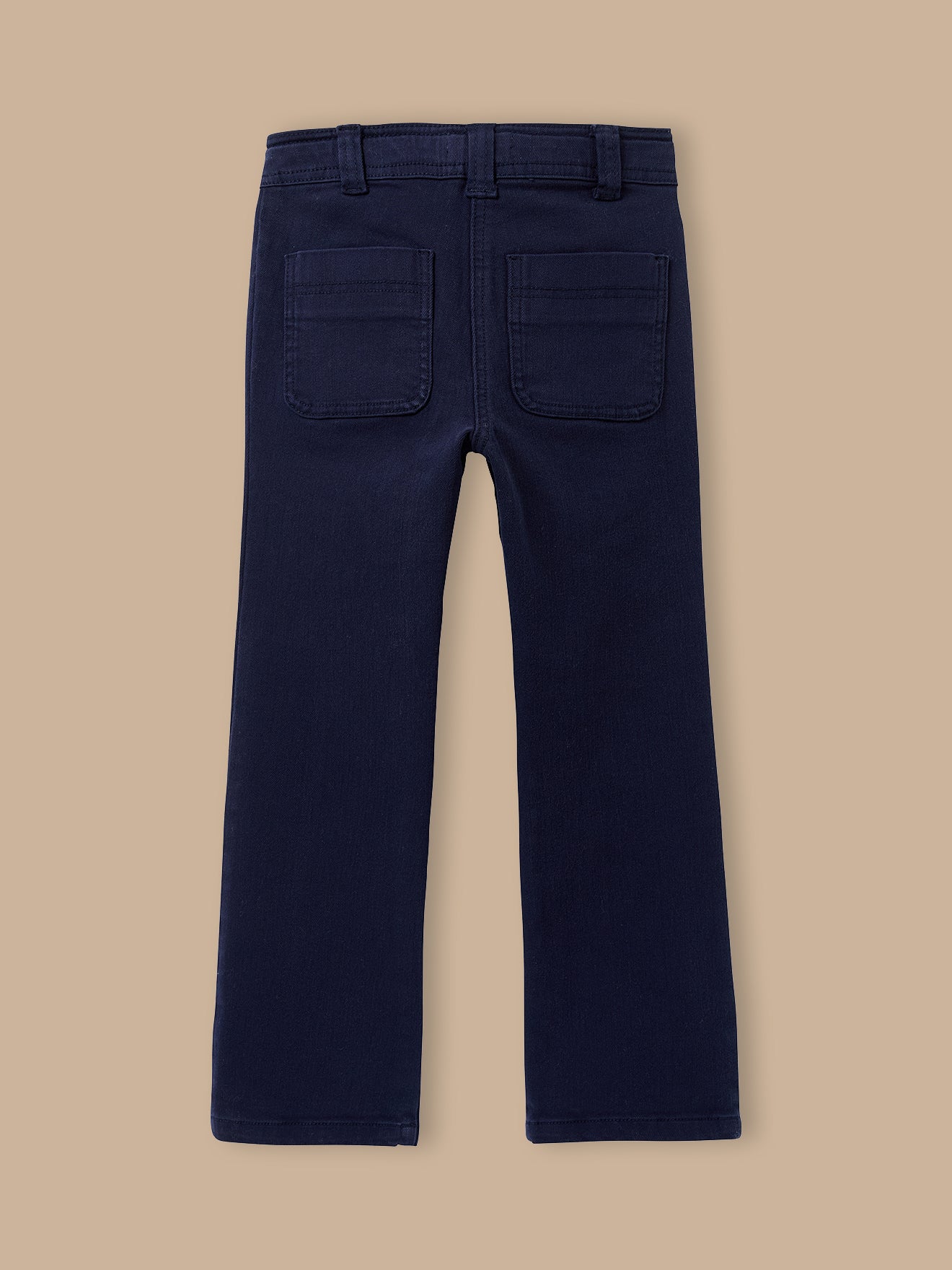 Pantalon flare Fille en twill