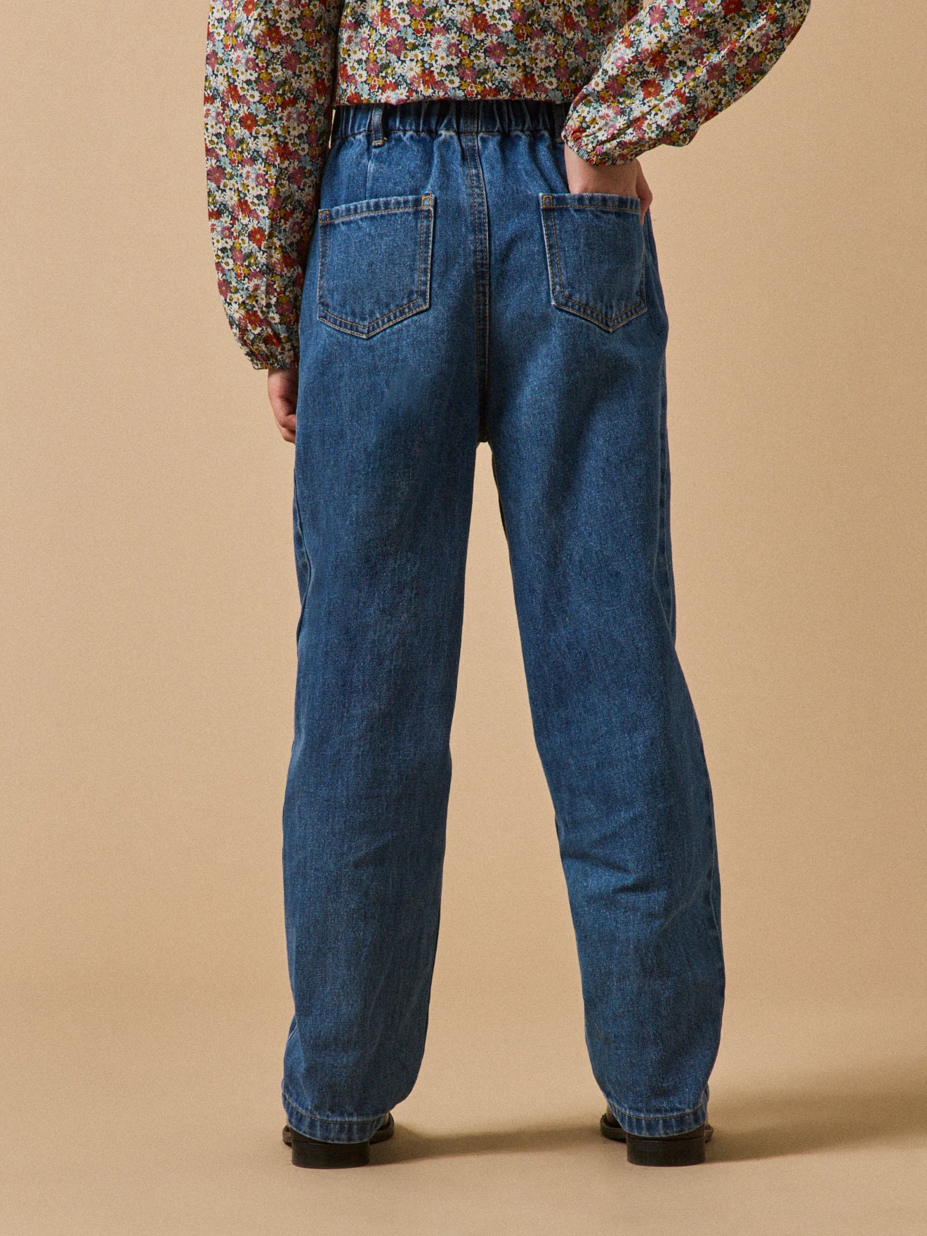 Mädchenhose, Mum Fit Jeans