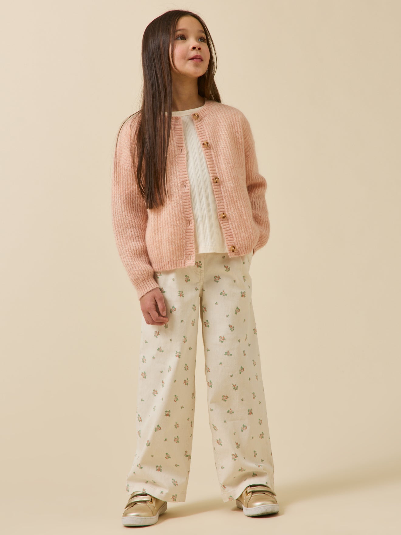 Pantalon large imprimé Fille