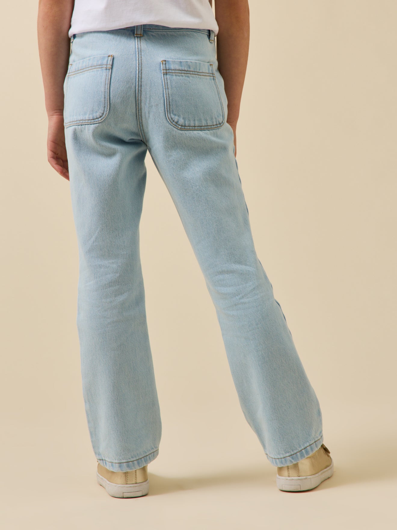 Pantalon flare Fille en denim