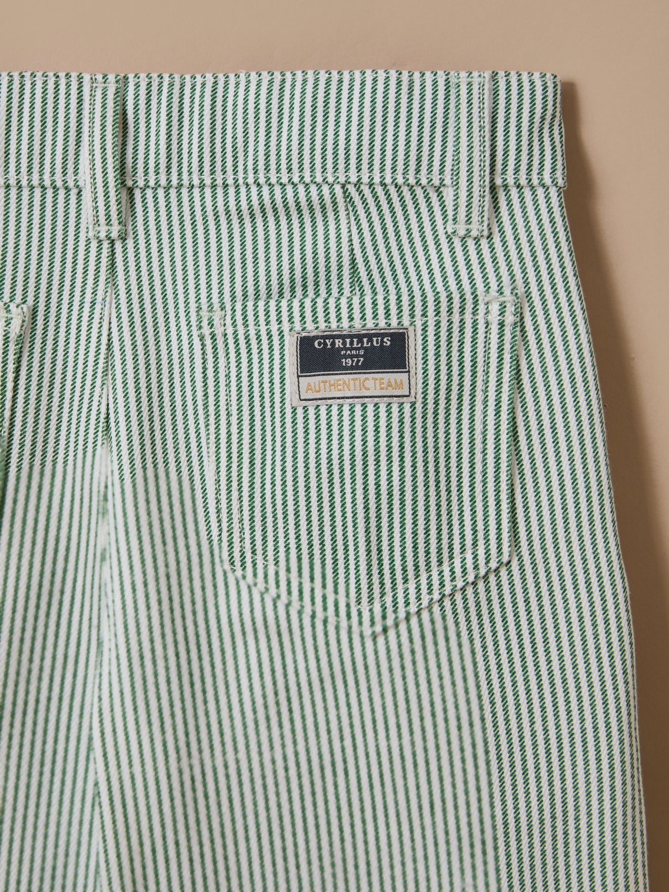 Pantalon large rayé Fille