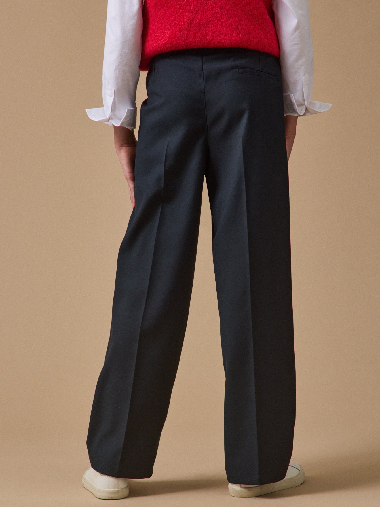 Mädchenhose mit hohem Bund