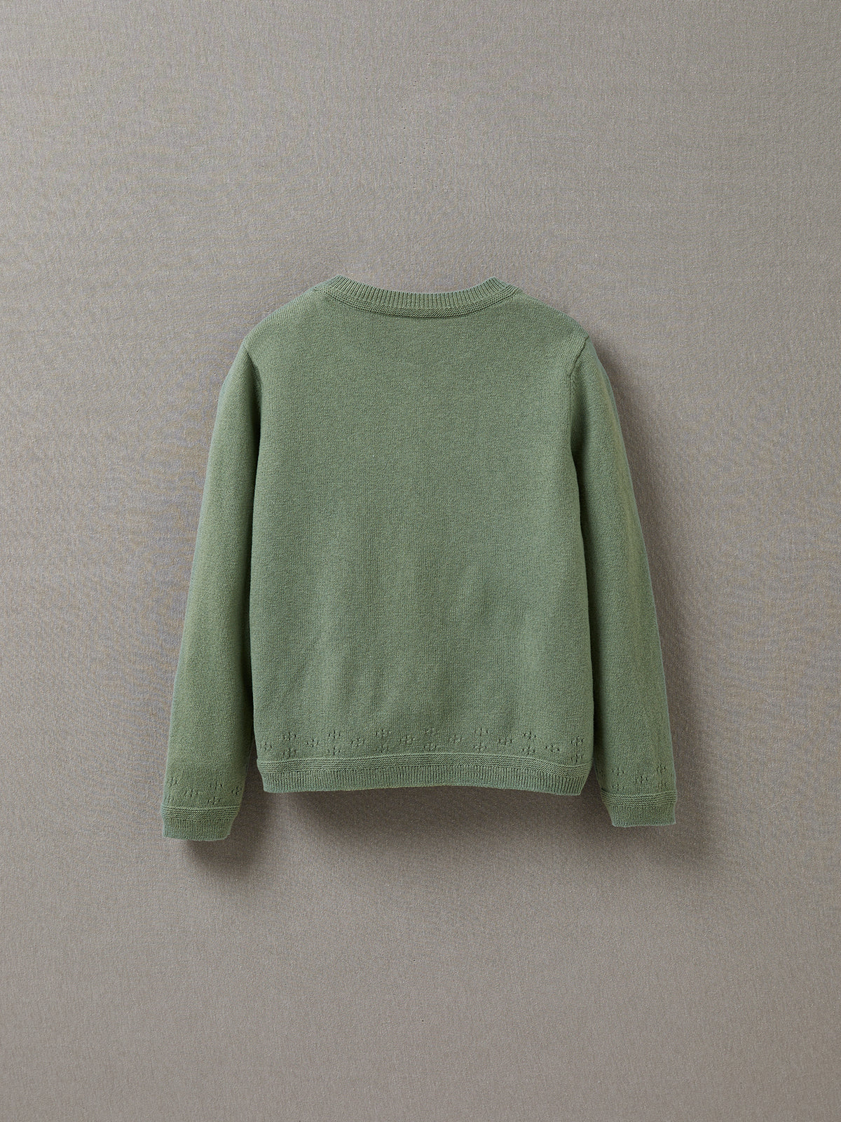 Mädchen-Cardigan aus Baumwolle und Leinen