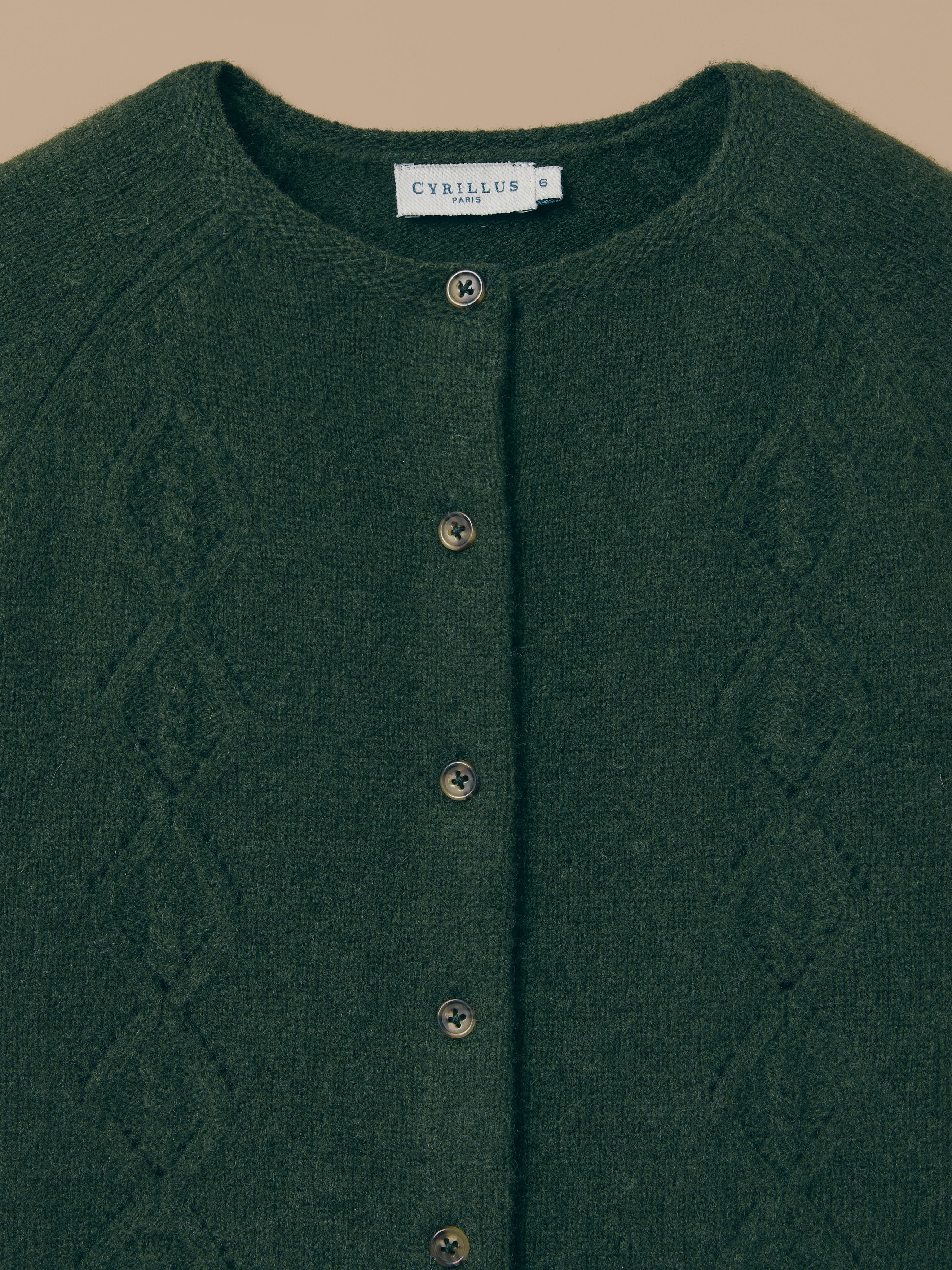 Cardigan Fille en laine mérinos