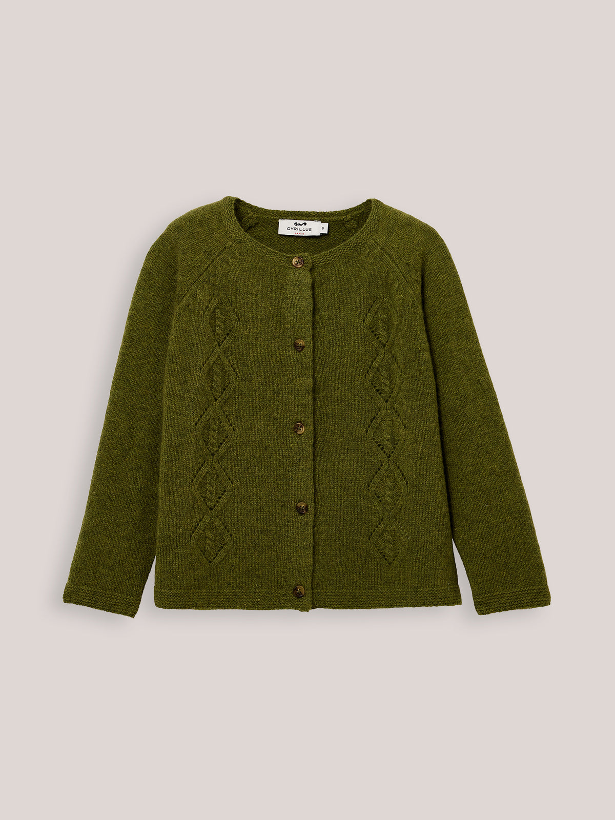 Cardigan Fille en laine mérinos