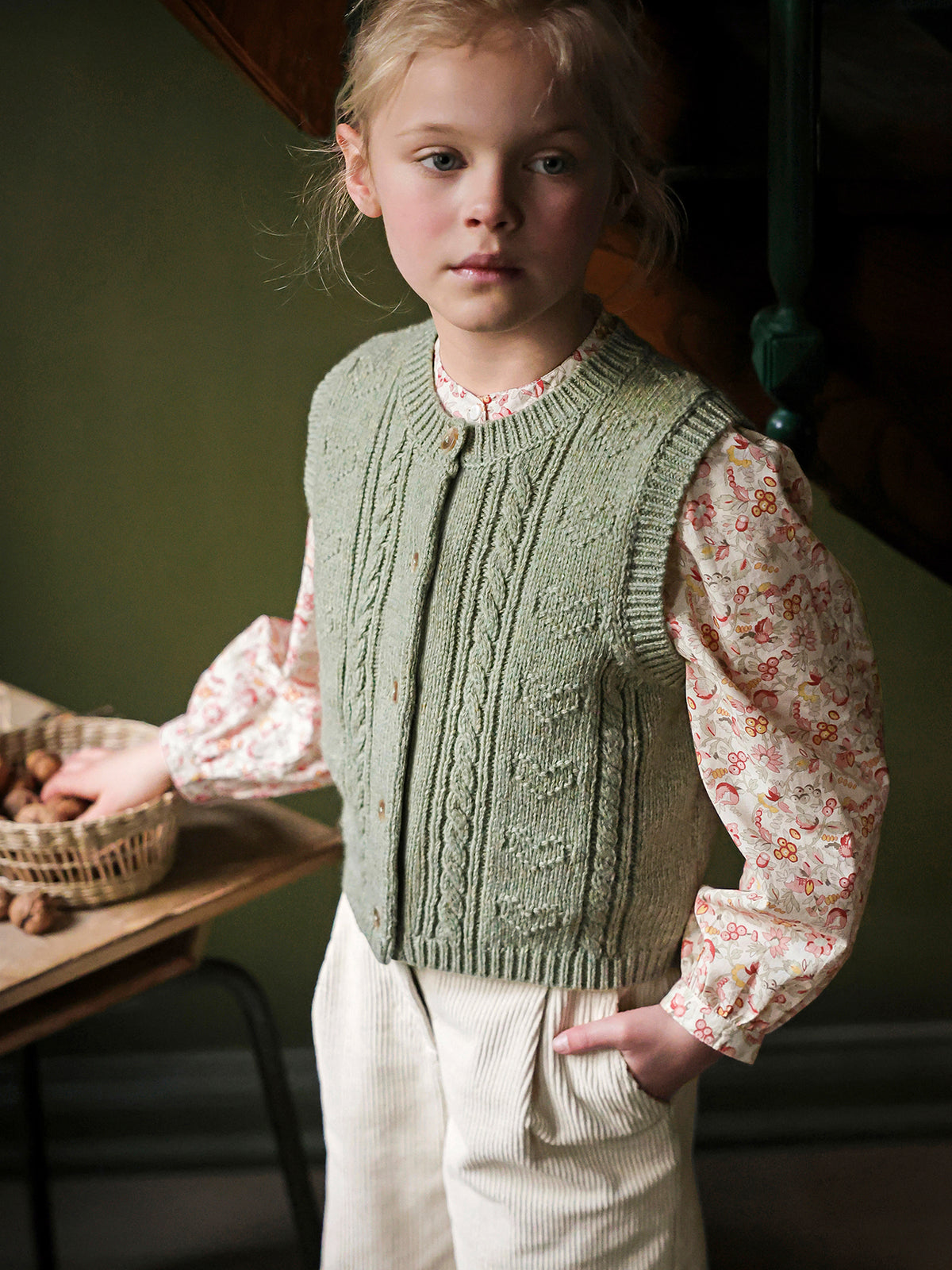 Gilet sans manches fille RWS