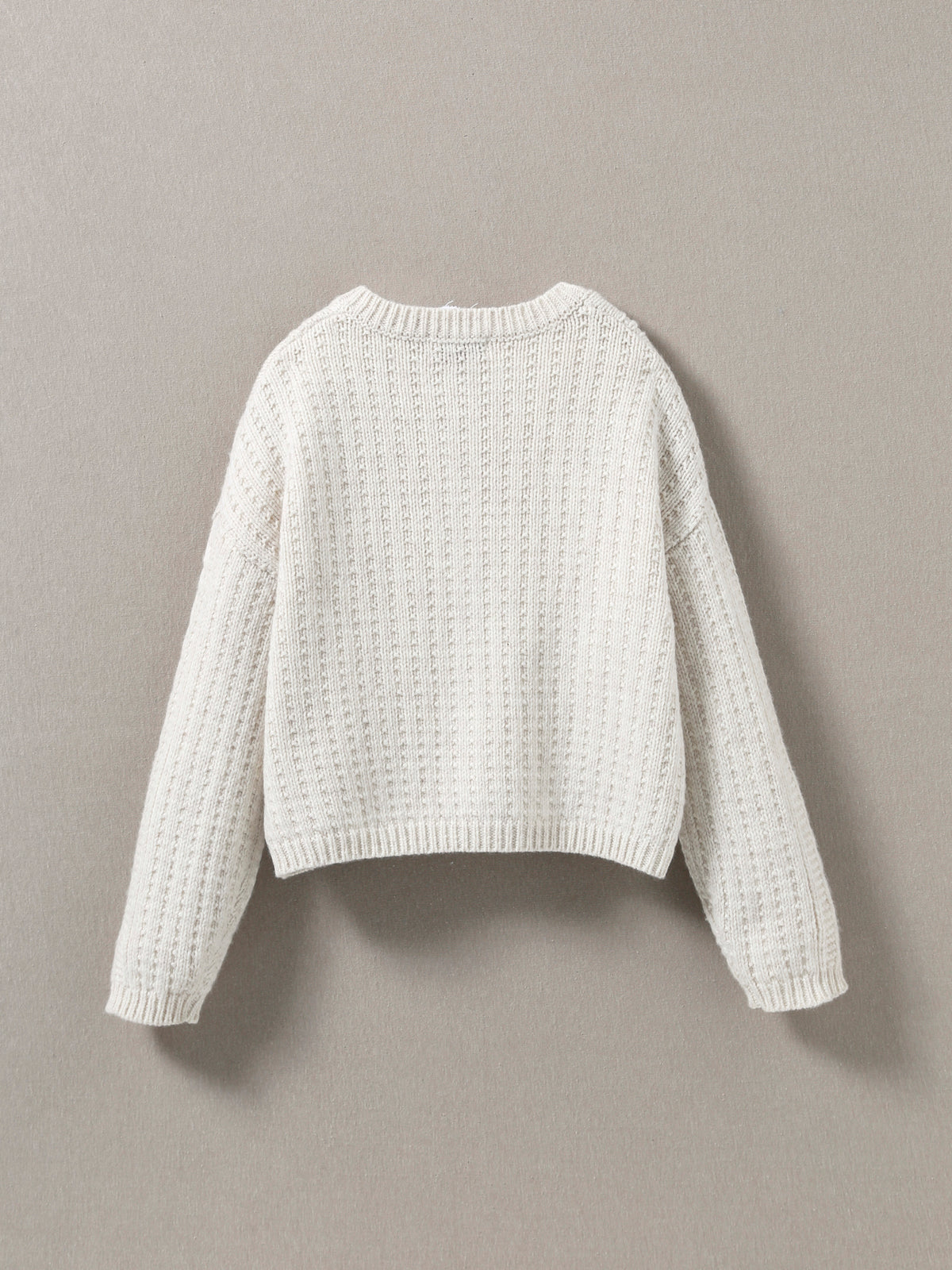 Cardigan torsadé fille laine RWS