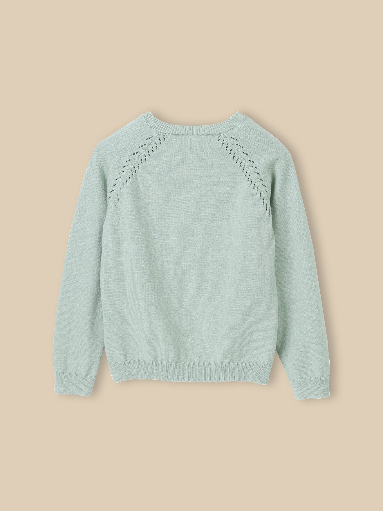 Cardigan Fille en coton et laine