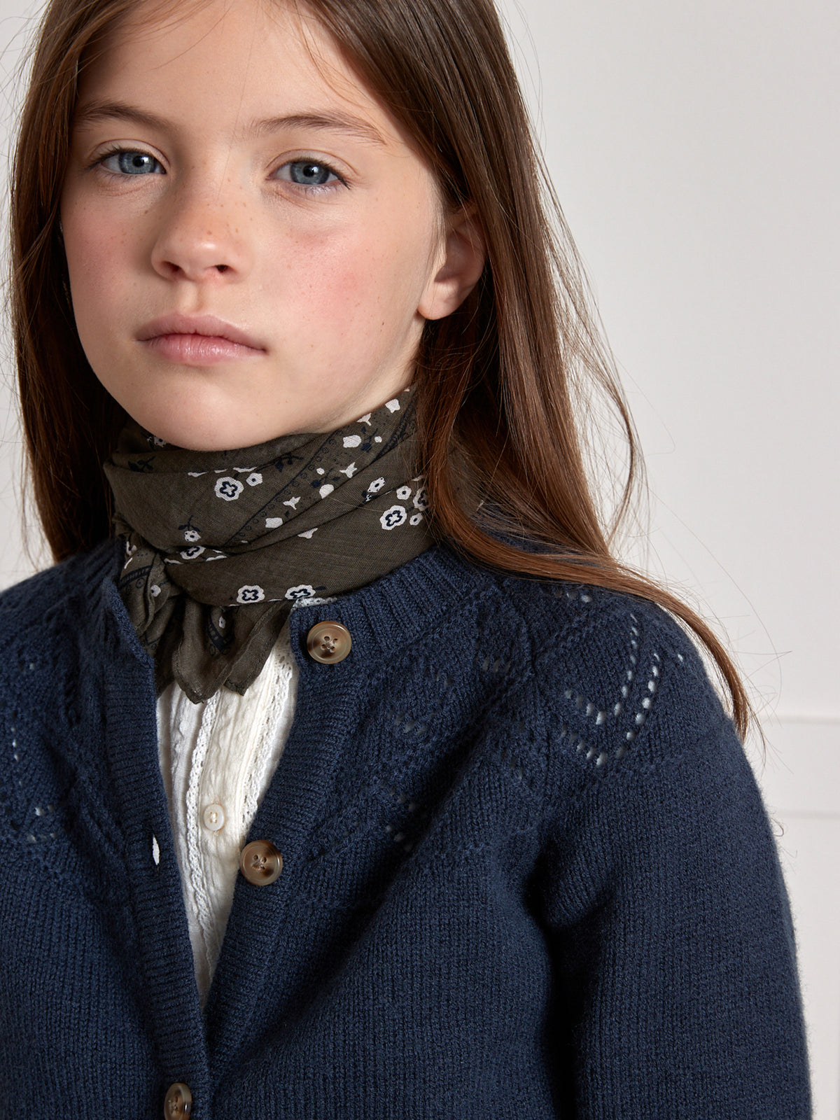 Cardigan ajouré Fille
