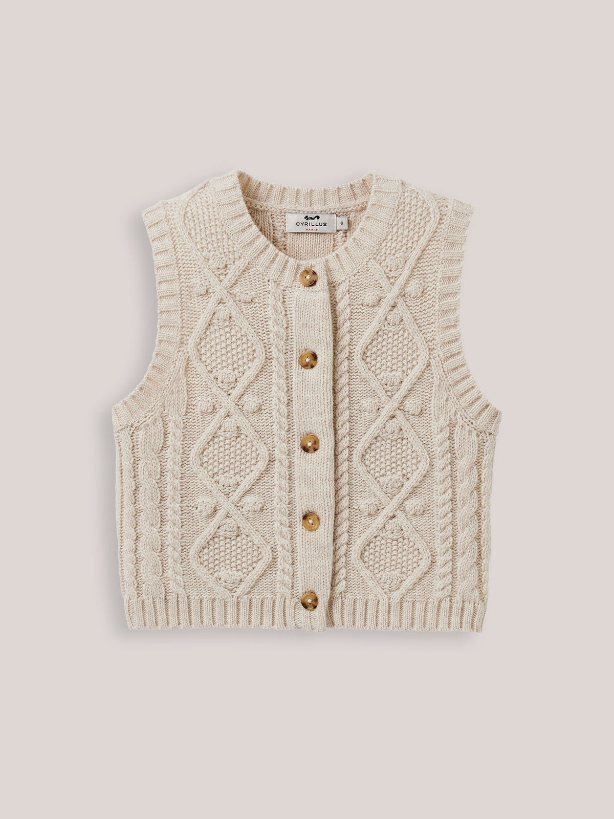 Cardigan sans manches Fille - Laine RWS*