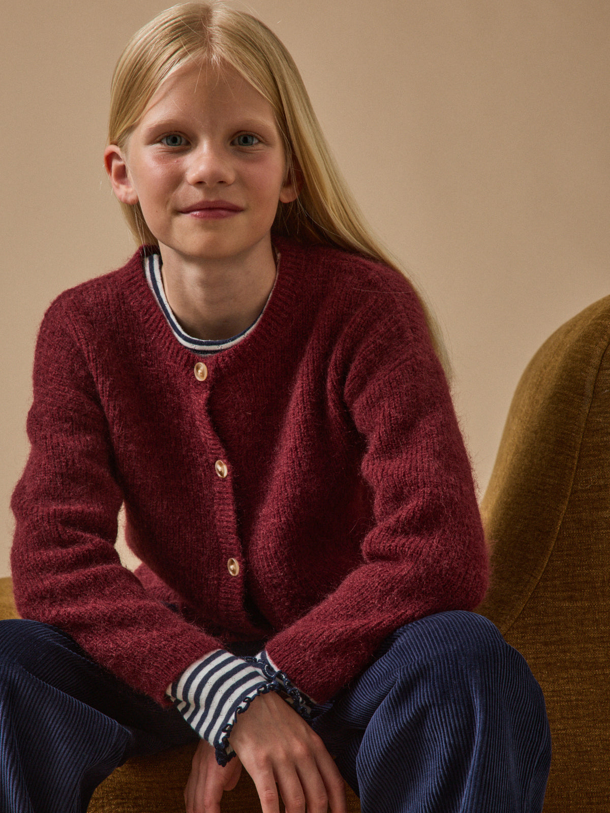 Cardigan laine et mohair - Collection Junior