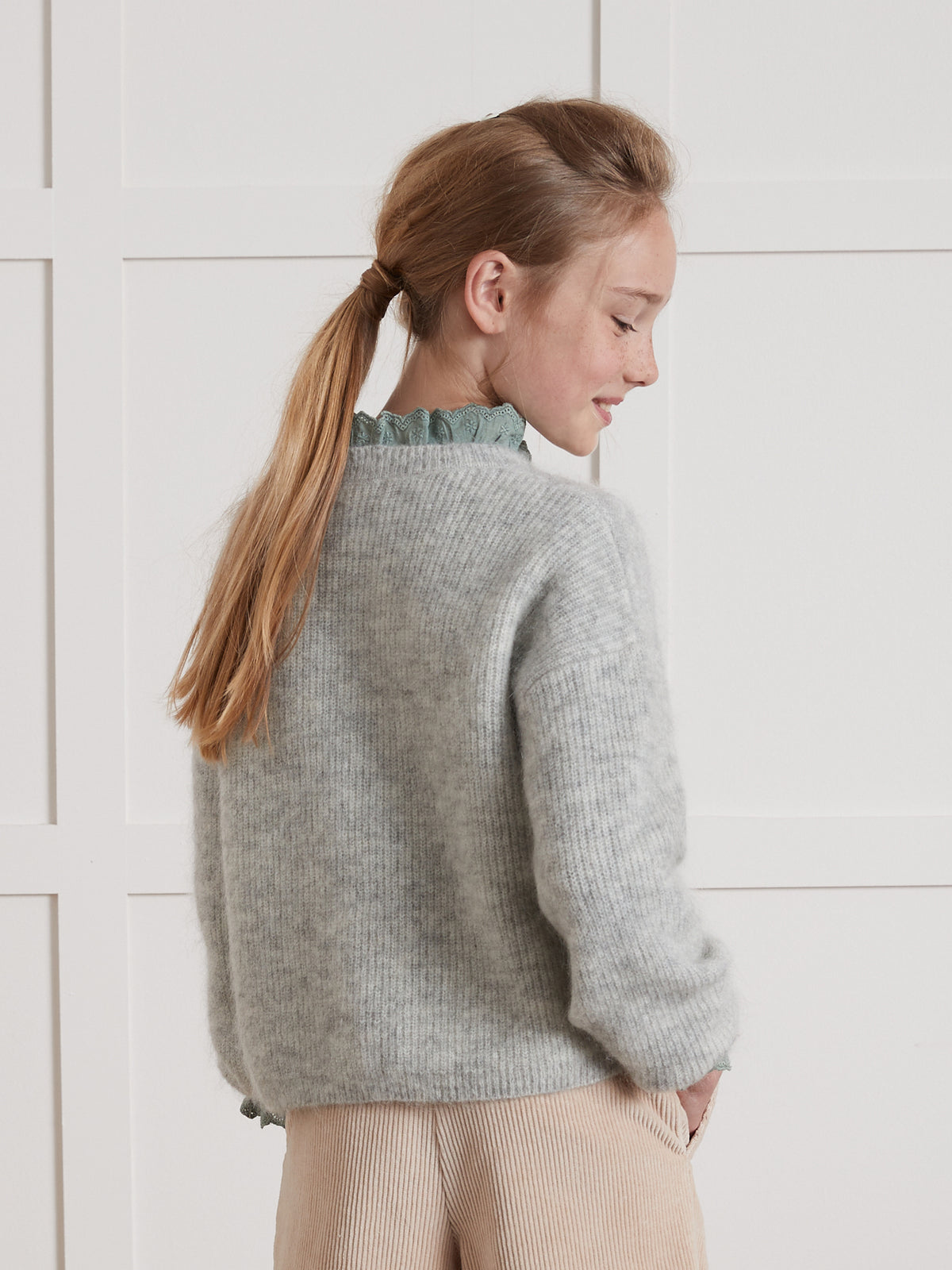 Cardigan laine et mohair - Collection Junior