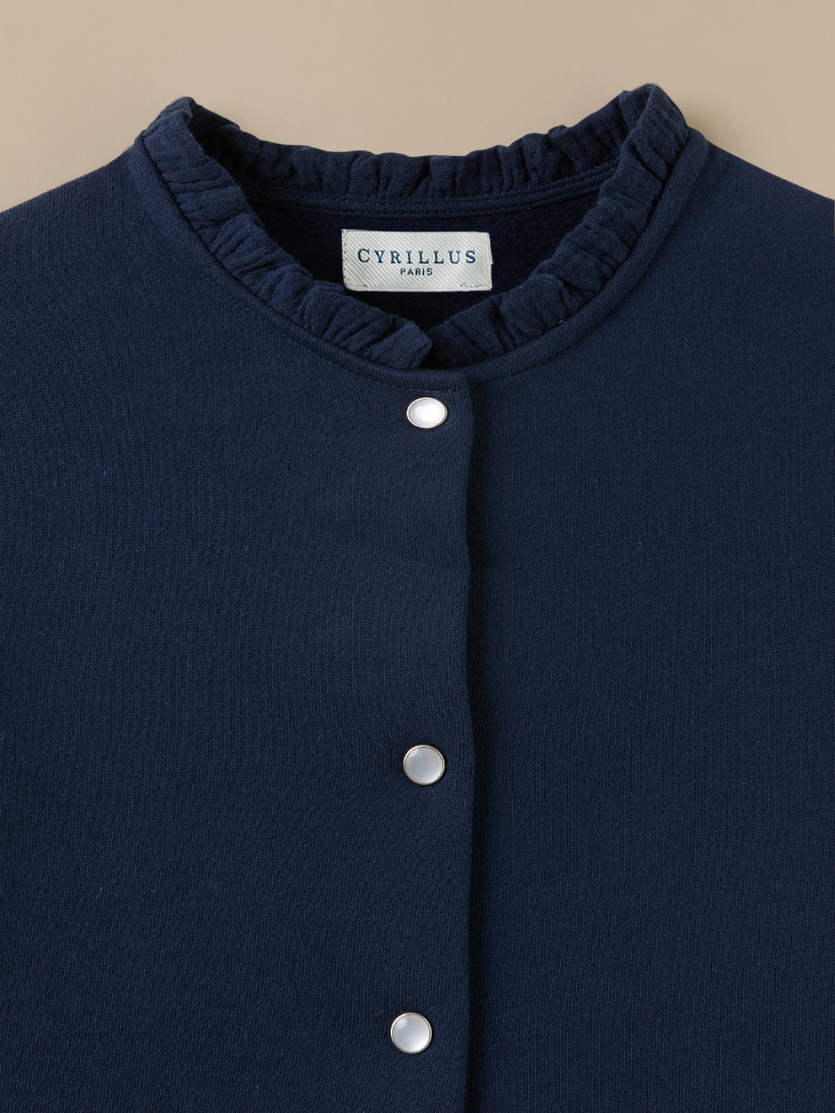 Mädchen-Cardigan aus Molton – Bio-Baumwolle