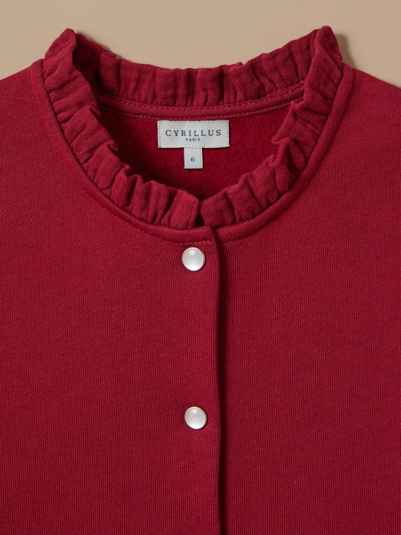 Mädchen-Cardigan aus Molton – Bio-Baumwolle